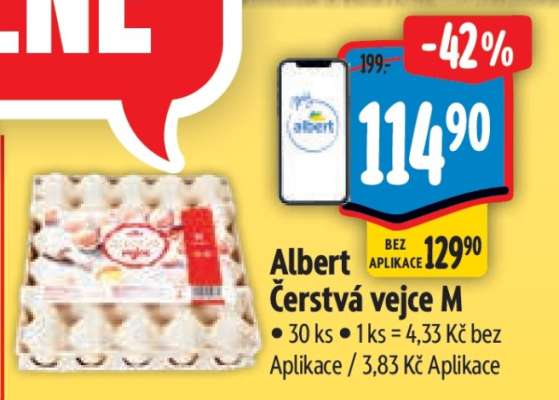 Albert Čerstvá vejce M