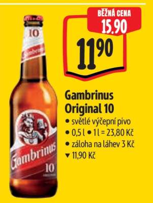 Gambrinus Originál 10