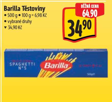 Barilla těstoviny