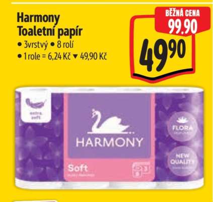 Harmony toaletní papír