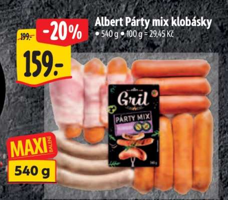 Albert Párty mix klobásky