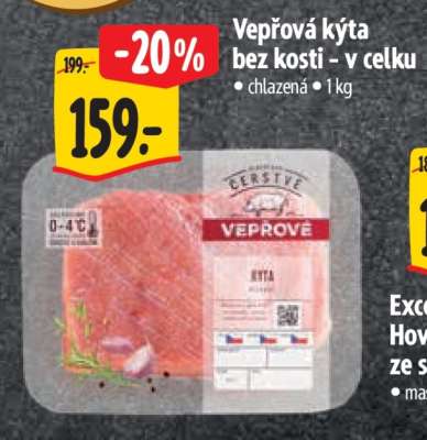 Vepřová kýta bez kosti – v celku
