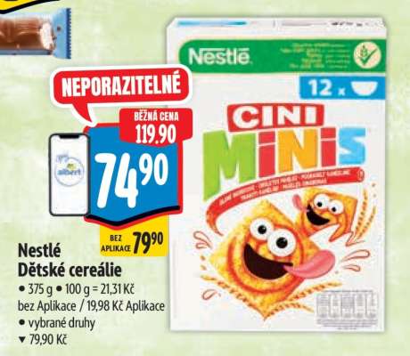 Nestlé Dětské cereálie
