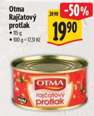 Otma Rajčatový protlak