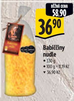 Babiččiny nudle