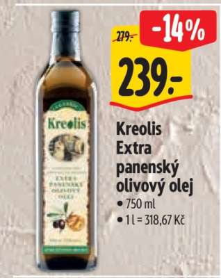 Kreolis Extra panenský olivový olej