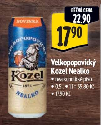 Velkopopovický Kozel nealko