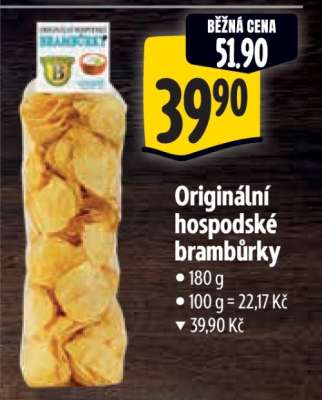 Originální hospodské brambůrky