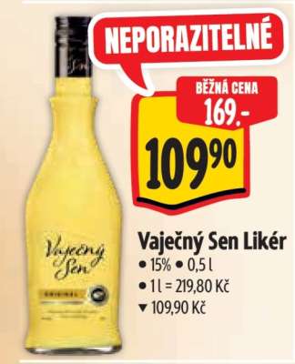 Vaječný Sen likér