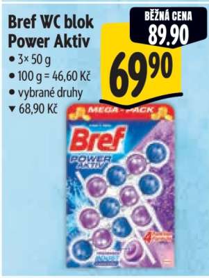 Bref WC blok Power aktiv
