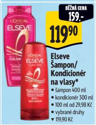 Elseve Šampon, Kondicionér na vlasy