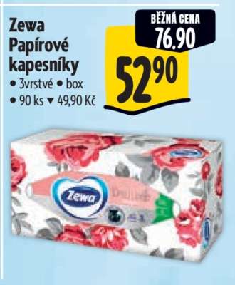 Zewa papírové kapesníky