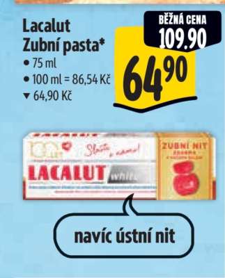 Lacalut zubní pasta