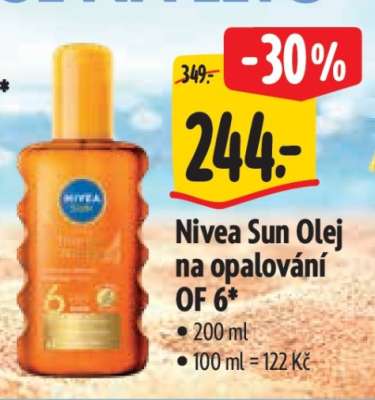 Nivea Sun Olej na opalování OF 6