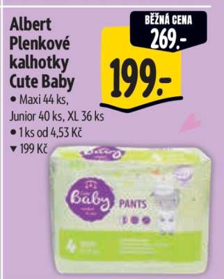 Albert Plenkové kalhotky Cute Baby