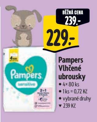 Pampers vlhčené ubrousky