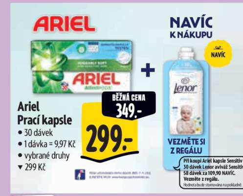 Ariel prací kapsle