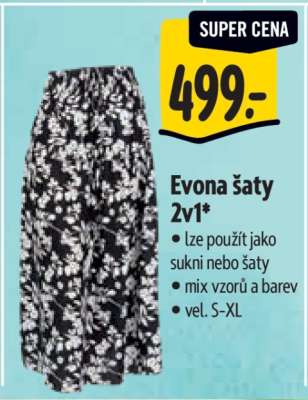 Evona šaty 2v1