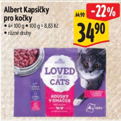 Albert Kapsičky pro kočky