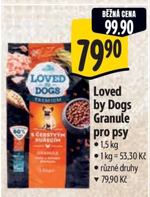 Loved by Dogs Granule pro psy