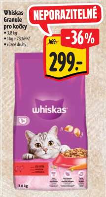 Whiskas Granule pro kočky