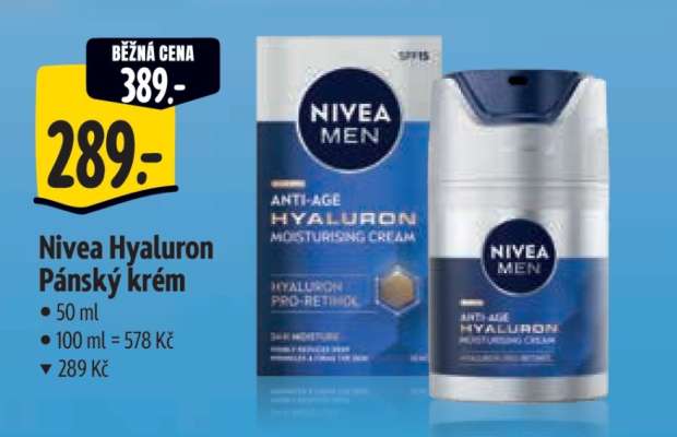Nivea Hyaluron Pánský krém