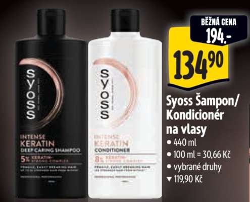 Syoss Šampon, Kondicionér na vlasy