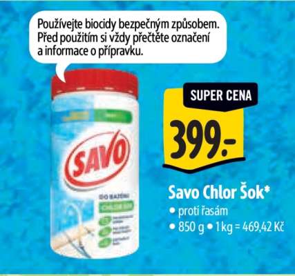 SAVO Chlor Šok