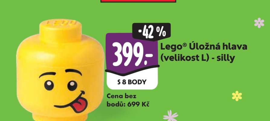 Lego® Úložná hlava (velikost L) - silly