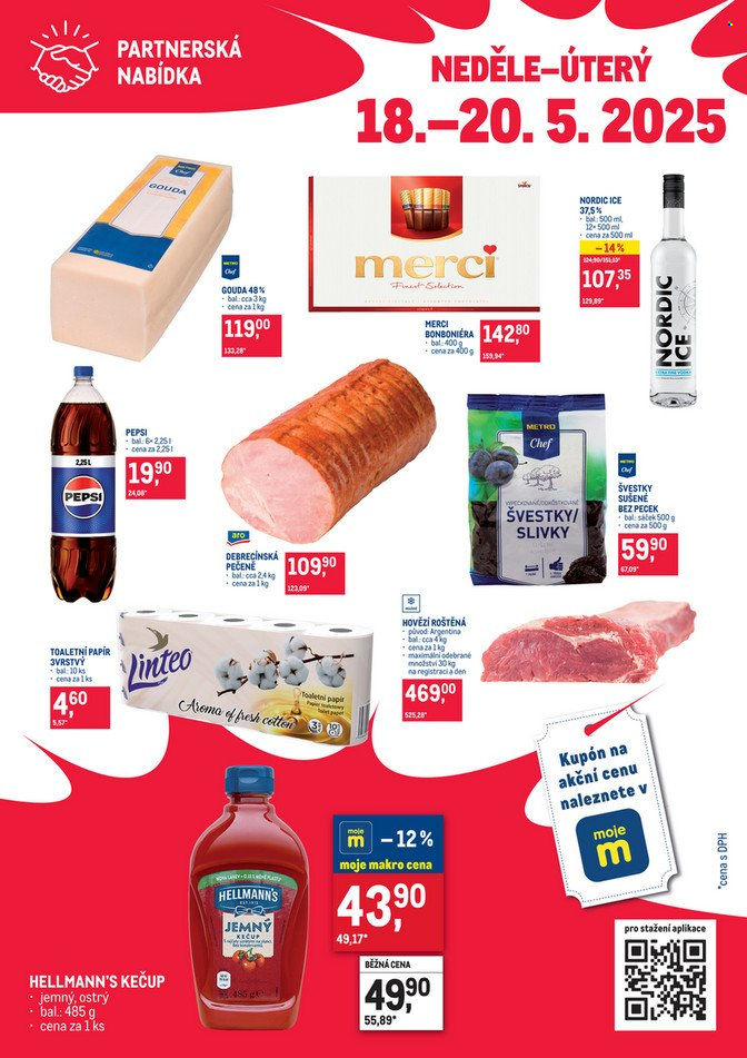 Leták MAKRO - 18.5.2025 - 20.5.2025. Strana 1