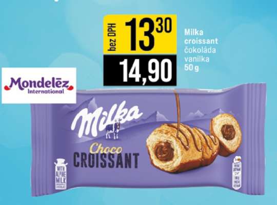 Milka croissant čokoláda vanilka 50 g