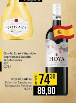 Hoya de Cadenas Cabernet Sauvignon Tempranillo Reserva