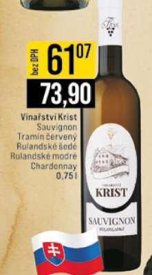Vinařství Krist Sauvignon