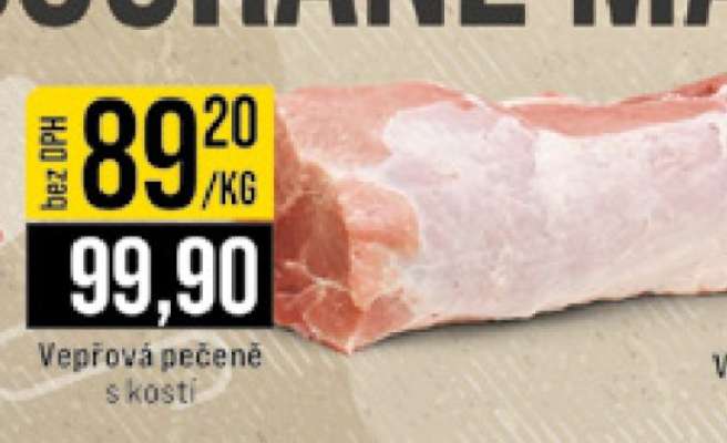 Vepřová pečeně s kostí