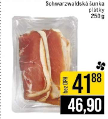 Schwarzwaldská šunka plátky