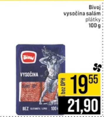 Bivoj Vysočina salám
