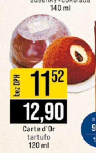 Carte d’Or tartufo