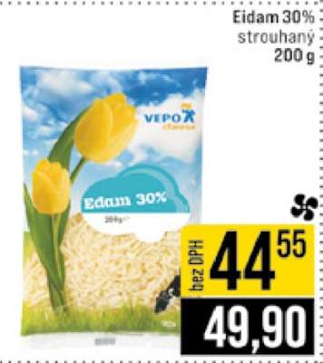 Eidam 30% strouhaný