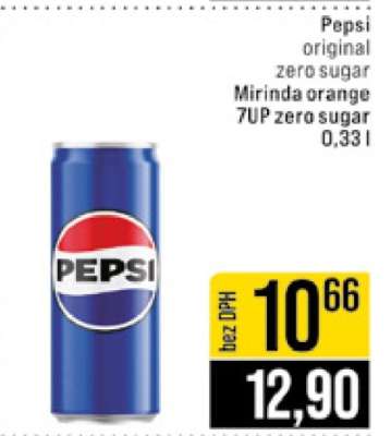 Pepsi original zero sugar Mirinda orange 7Up zero sugar