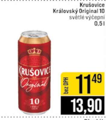 Krušovice Královský Originál 10**