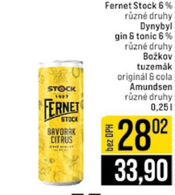 Fernet Stock Bavorák citrus