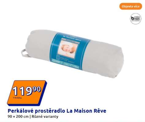 Perkálové prostěradlo La Maison Rêve