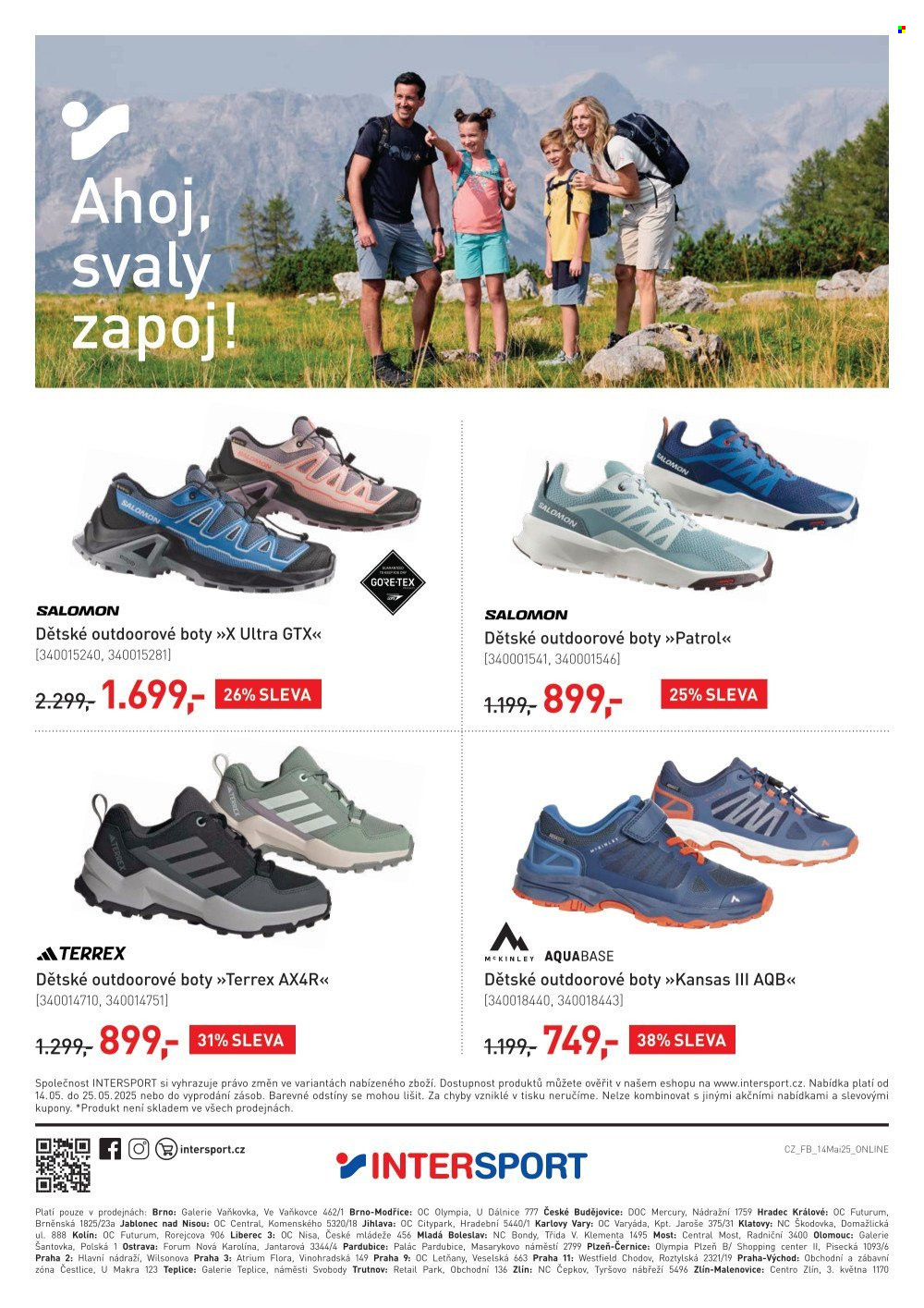Leták INTERSPORT - 14.5.2025 - 25.5.2025. Strana 1