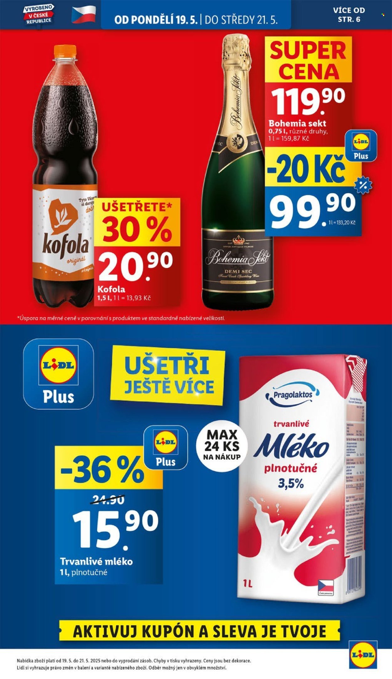 Leták Lidl - 19.5.2025 - 25.5.2025. Strana 1