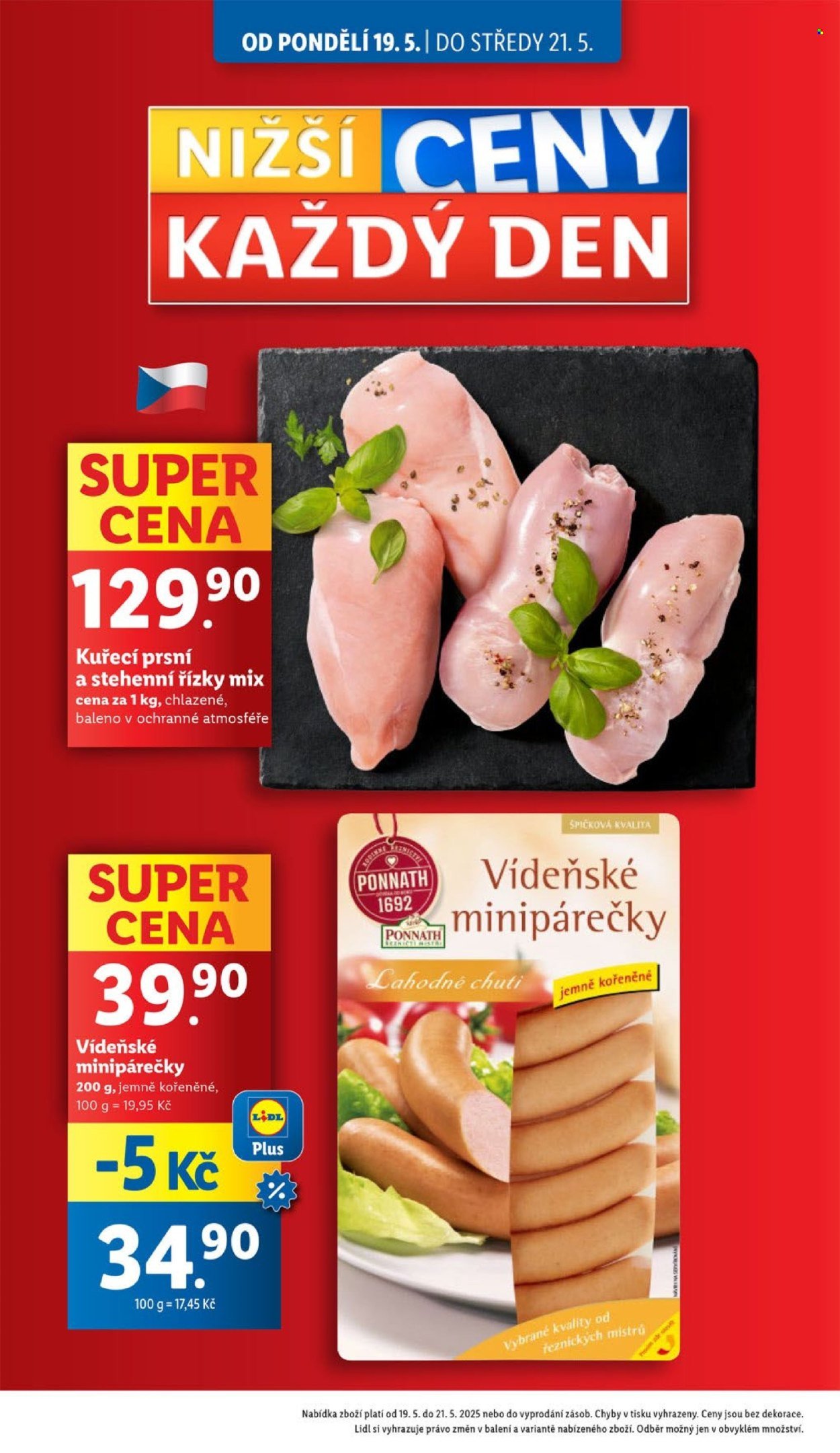 Leták Lidl - 19.5.2025 - 25.5.2025. Strana 1