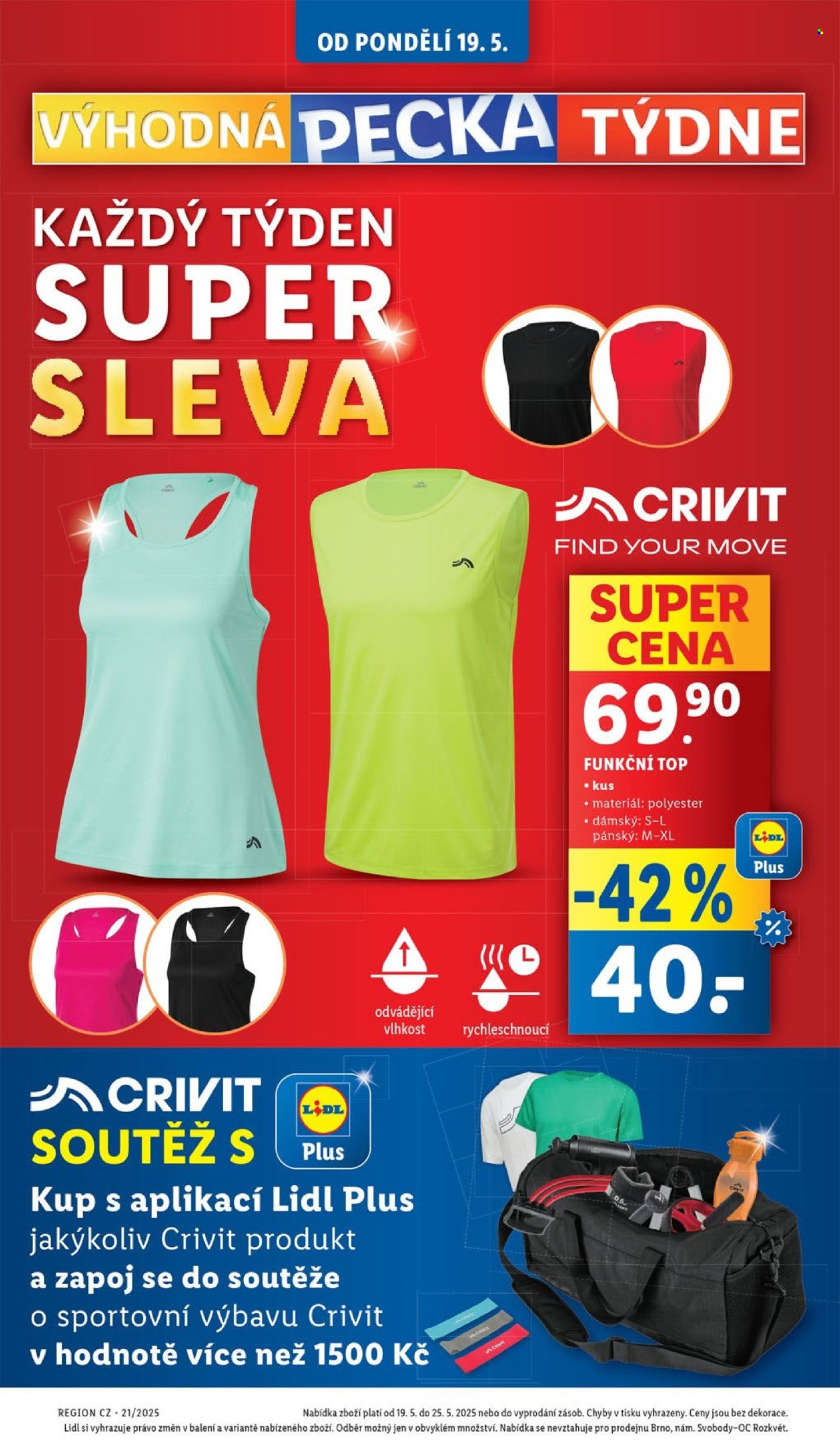 Leták Lidl - 19.5.2025 - 25.5.2025. Strana 1