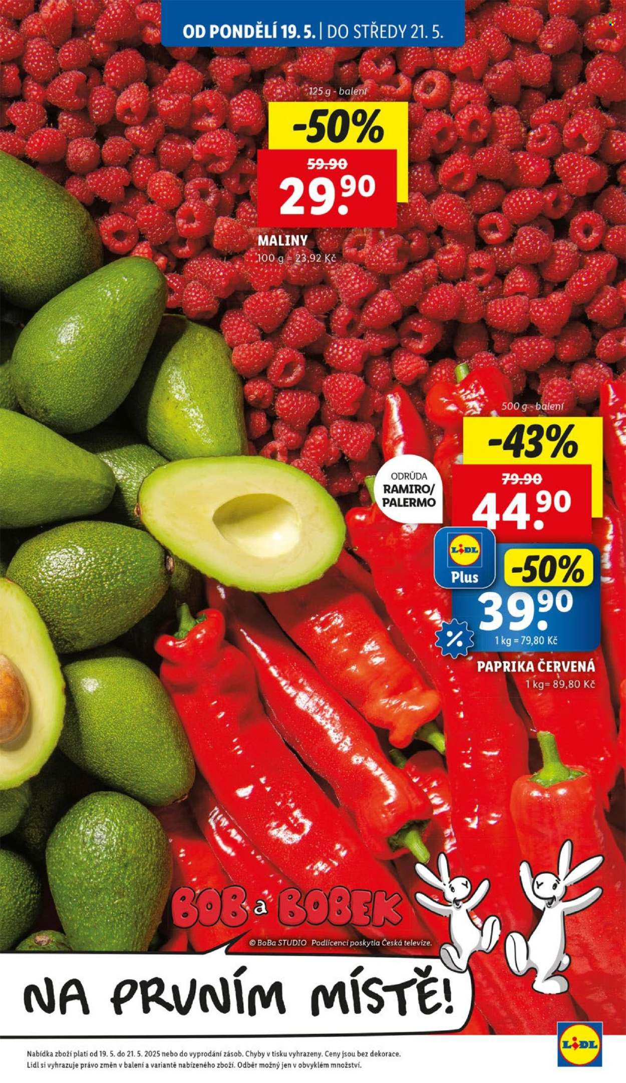 Leták Lidl - 19.5.2025 - 25.5.2025. Strana 1