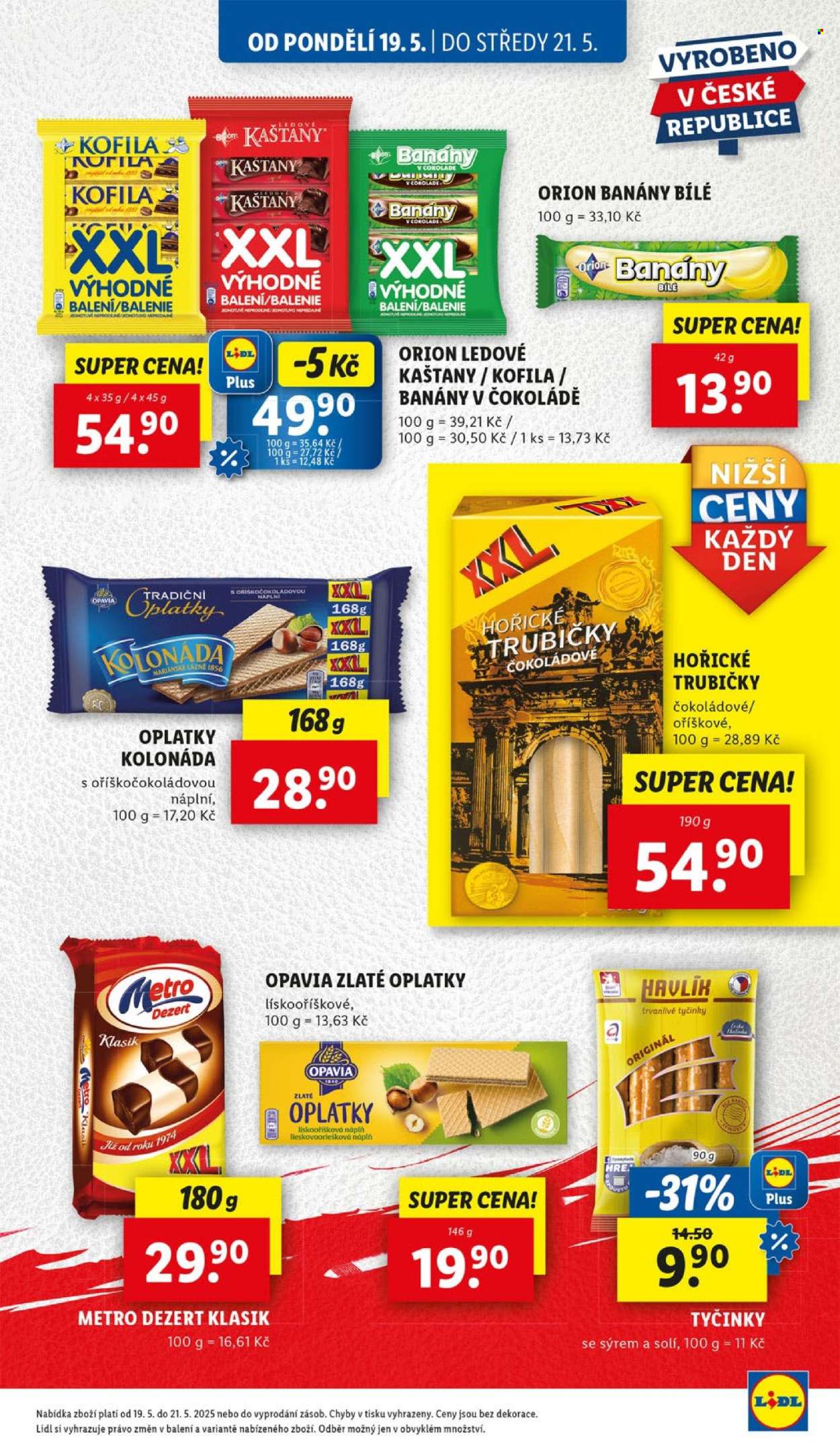 Leták Lidl - 19.5.2025 - 25.5.2025. Strana 1