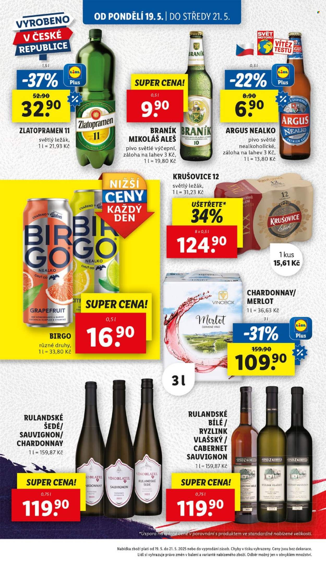 Leták Lidl - 19.5.2025 - 25.5.2025. Strana 1