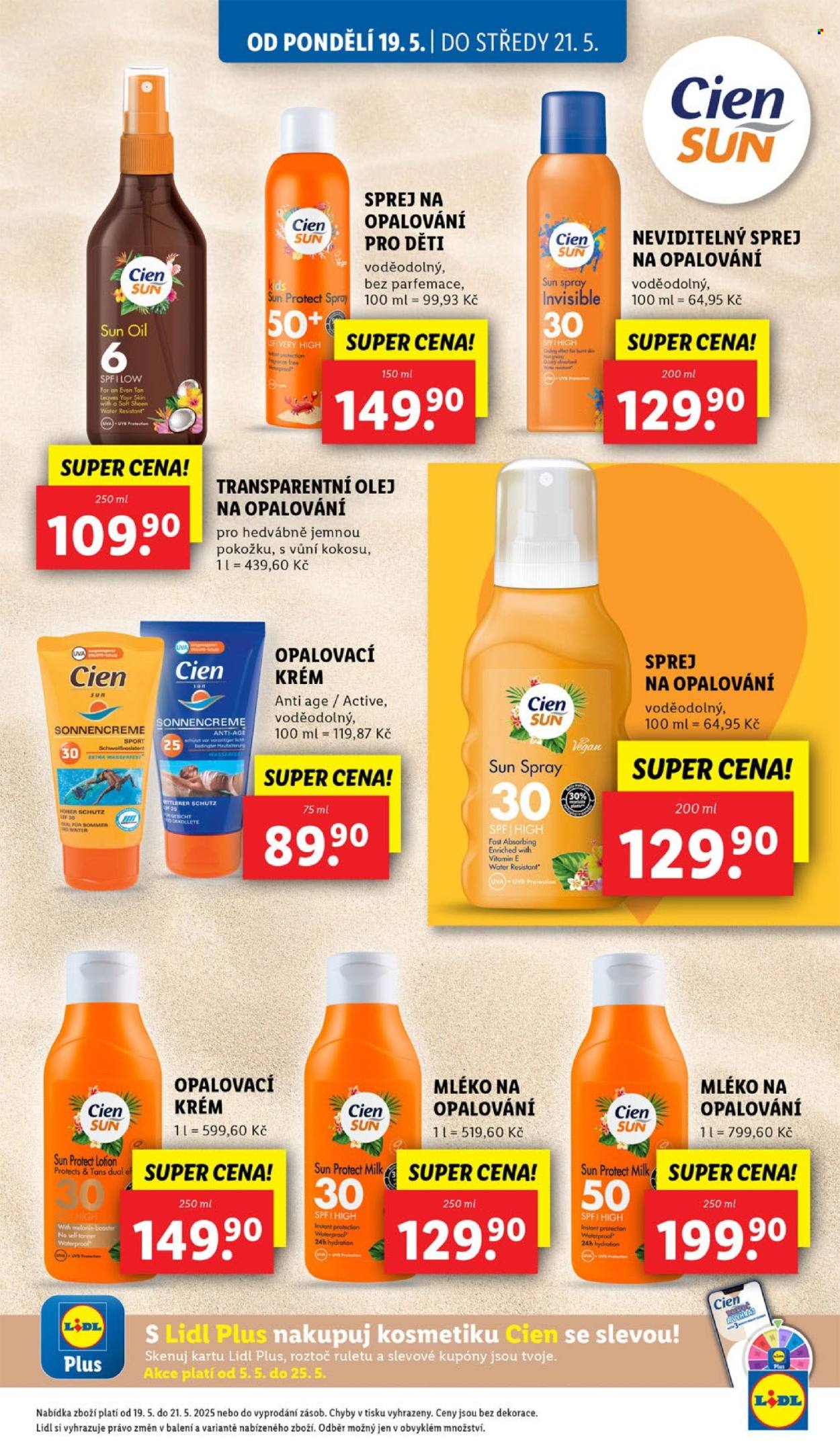 Leták Lidl - 19.5.2025 - 25.5.2025. Strana 1